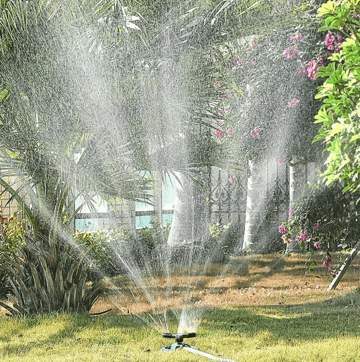 Rotating garden sprinkler